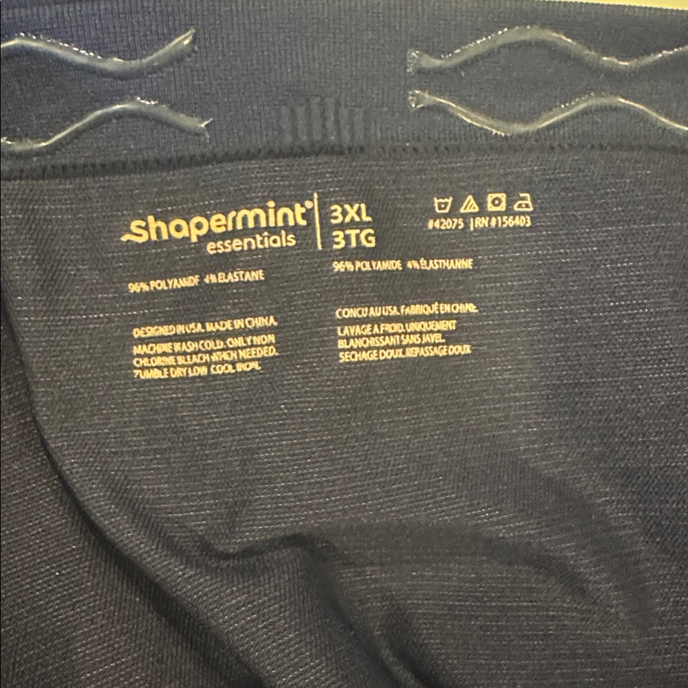 Shapermint 🆕 Essentials High Waisted Navy Leggings Size 3x NWOT - Picture 6 of 10